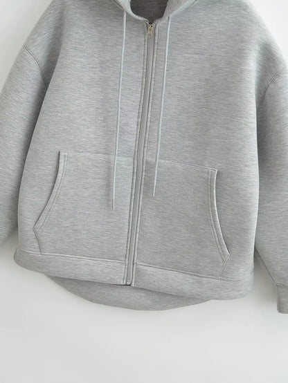 HH Damen Kapuzenjacke mit Reißverschluss und Taschen