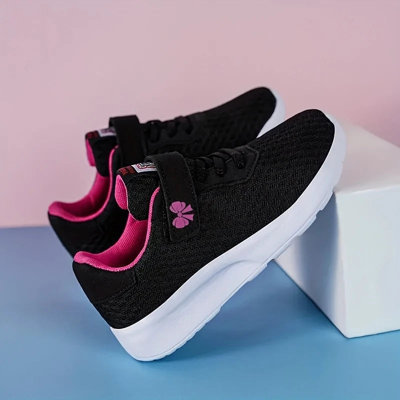 Girls' Hook-and-Loop Sneakers