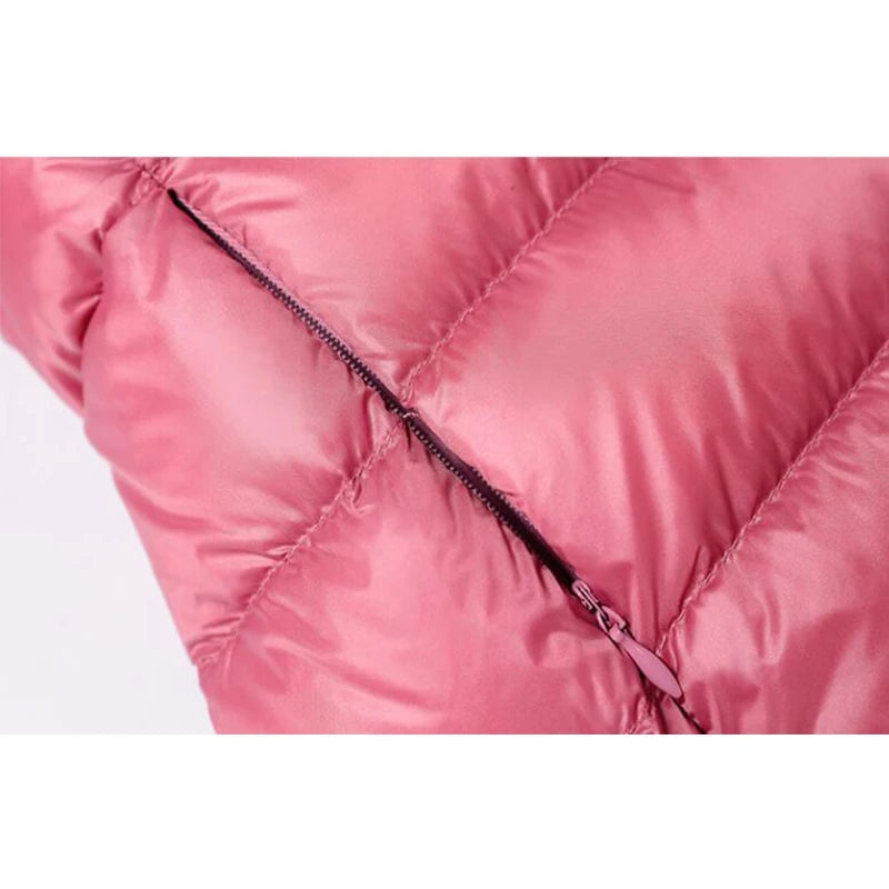 2025 9 Colors Plus Size 5xl 6XL 7XL Womens Down Jackets Long Ultra Light Thin Casual Coat Puffer Jacket Slim Remove Hooded Parka