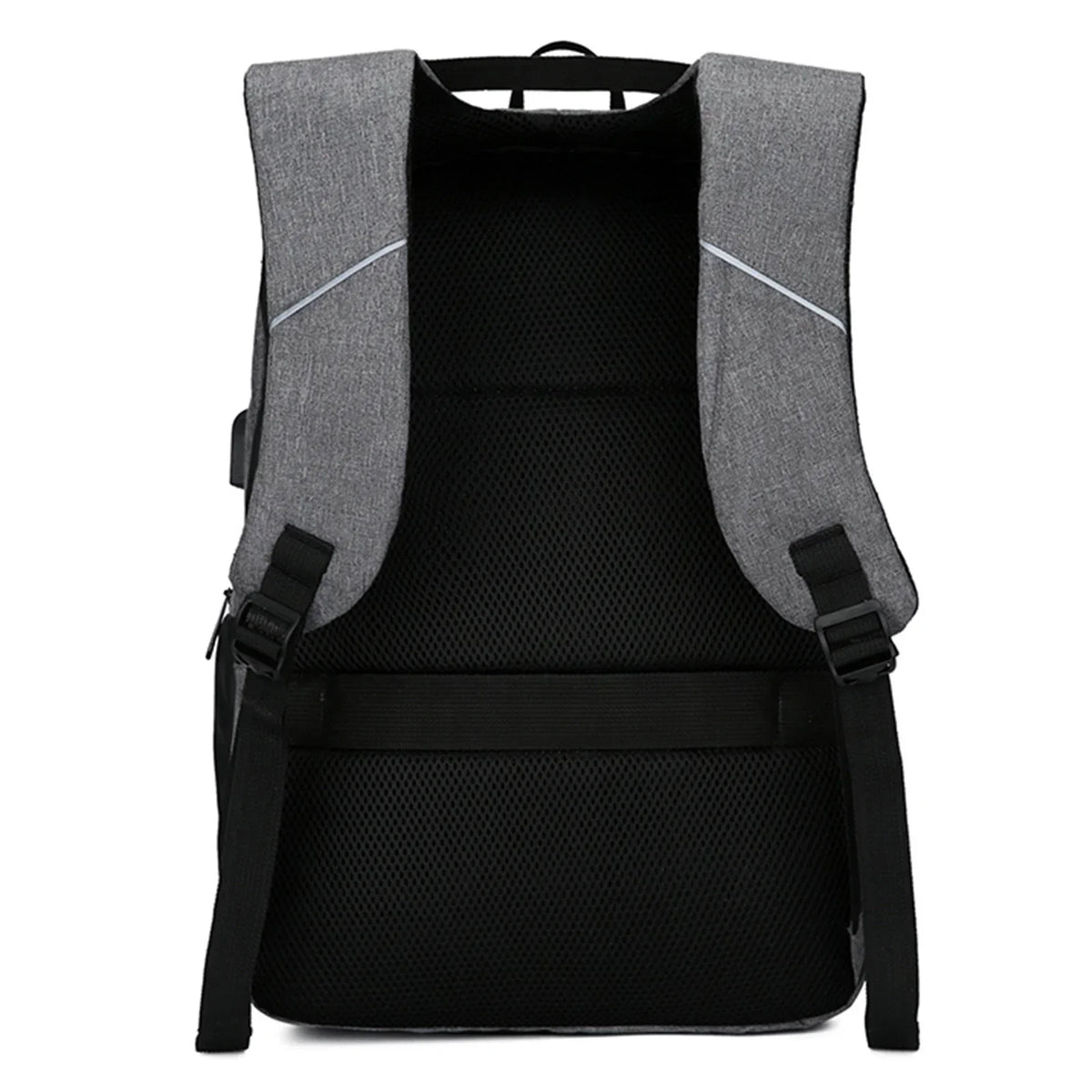 17" Laptop Backpack with USB Charging Port - Waterproof Travel Bag for Men & Women