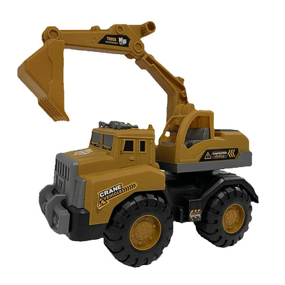 Large Construction Truck Toys – Excavator, Loader, Mixer & Crane