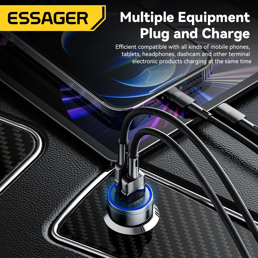 Essager 54W USB-C & USB-A Car Charger