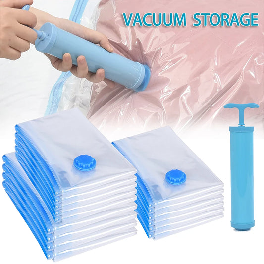 Vacuum Storage Bags for Clothes | Space Saver Bags with Valve | 6 Sizes Available