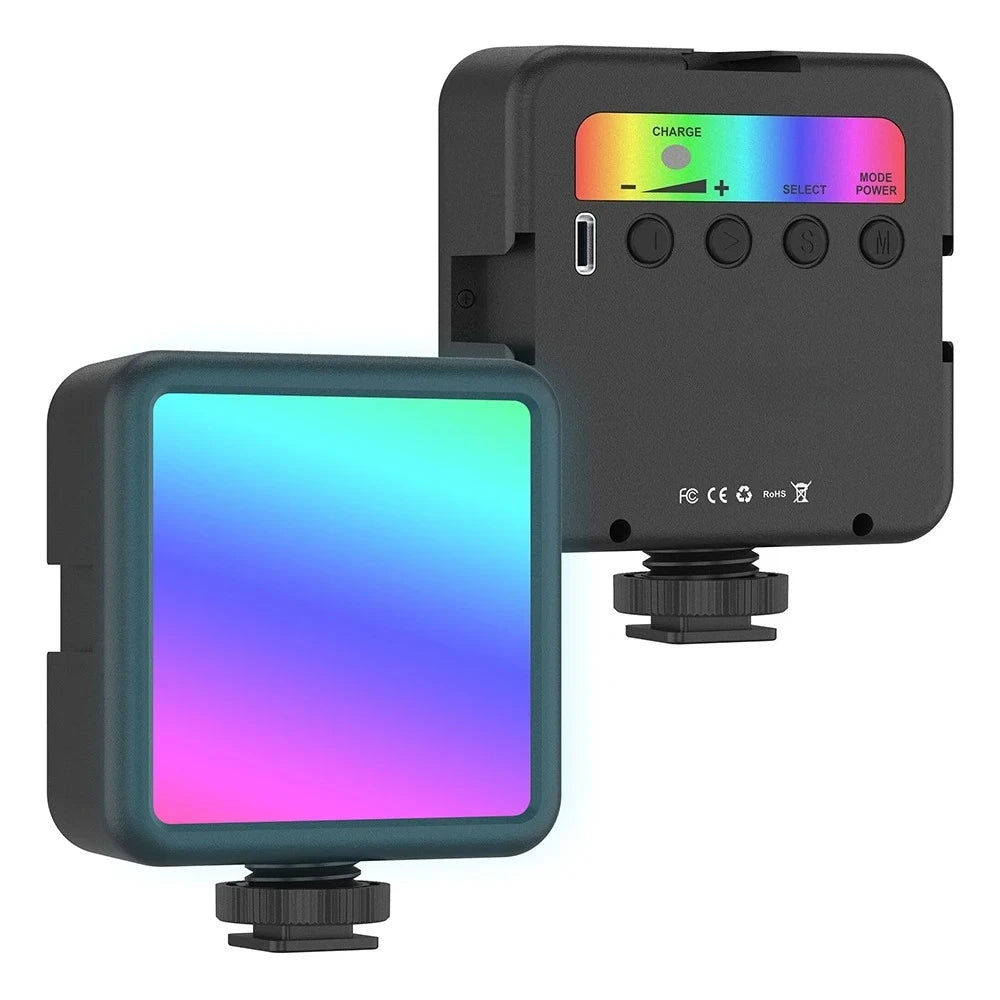 Pocket RGB Video Light – Rechargeable Mini LED Fill Light