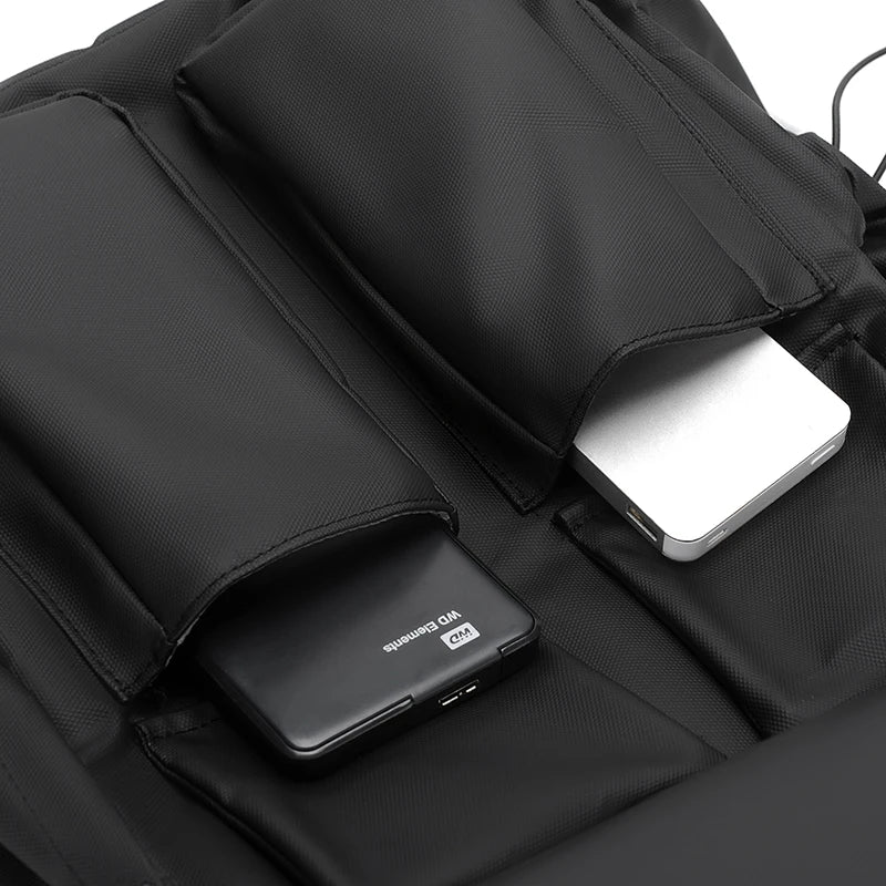 Luxury Men's 15.6" Laptop Backpack - Waterproof High-Capacity Travel & School Bag
