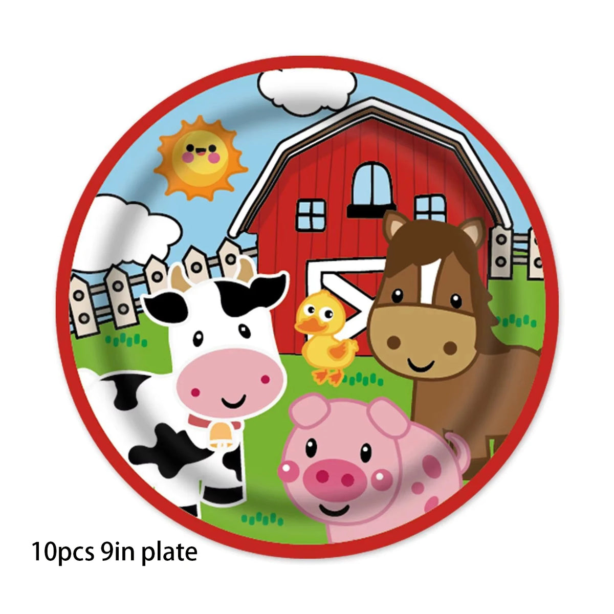 Farm-Themed Kids' Party Decorations & Tableware