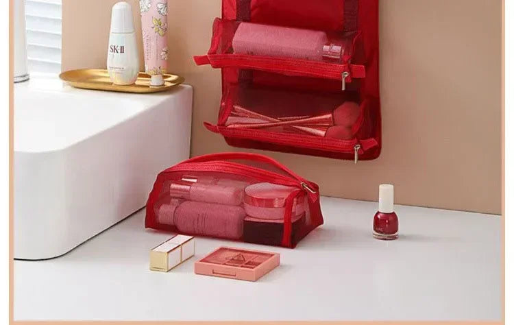 Makeup Organizer Bag – Luxury Toiletry Kit & Cosmetic Travel Case for Women