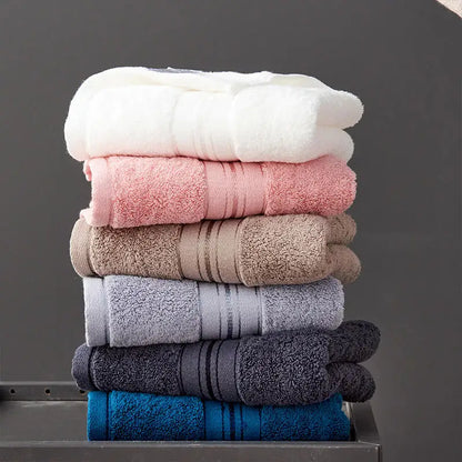 Set di 3 asciugamani in cotone – Asciugamano da bagno, da mani e viso, 1 kg