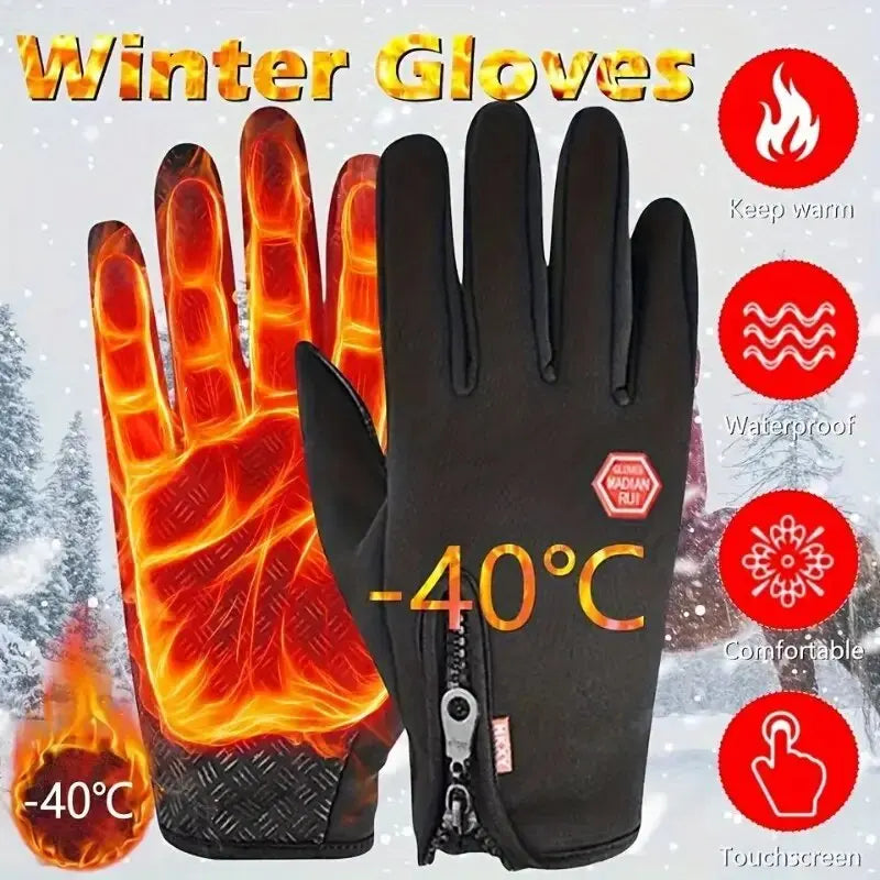 Unisex Waterproof Touchscreen Ski & Cycling Gloves