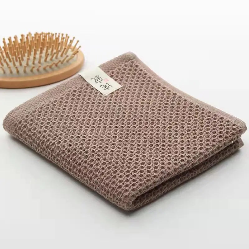 Waffle Cotton Towels – Hand & Bath Towel Bundles