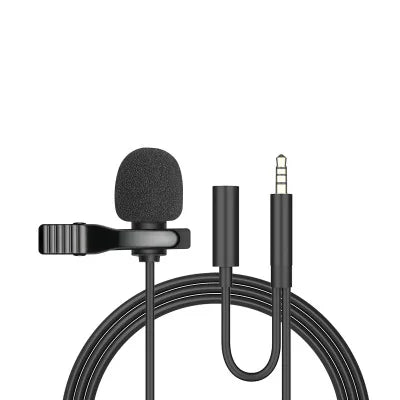 Wired Clip-On Lavalier Microphone – 3.5 mm, USB-C & USB Options
