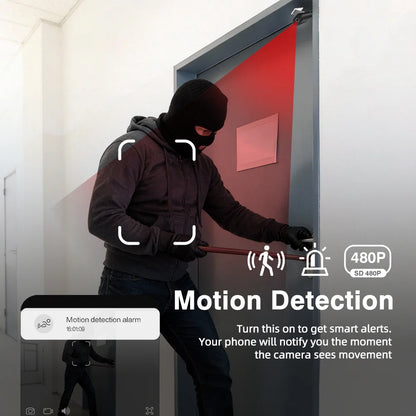 Mini WiFi Security Camera – Live View on Your Phone, Motion Detection
