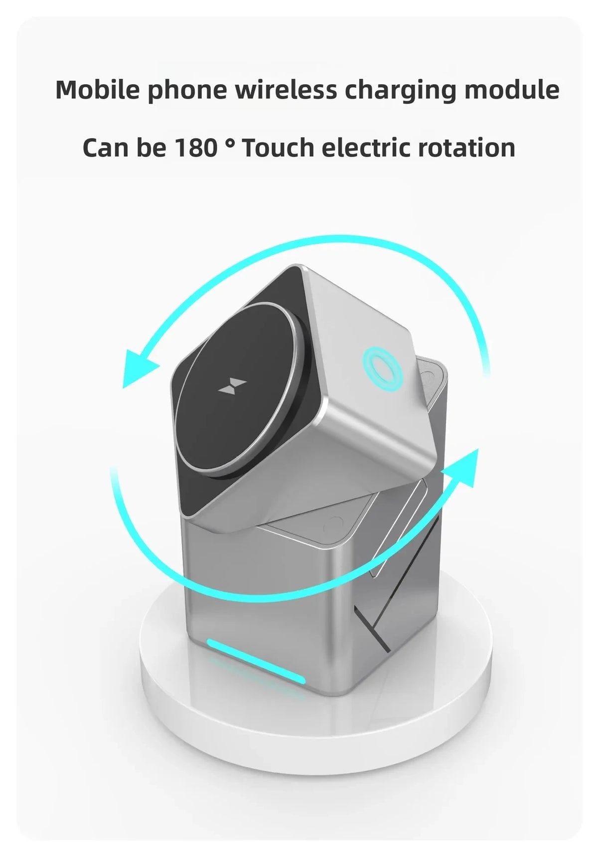 3-in-1 Magnetic Wireless Charging Station for iPhone, Watch & Earbuds