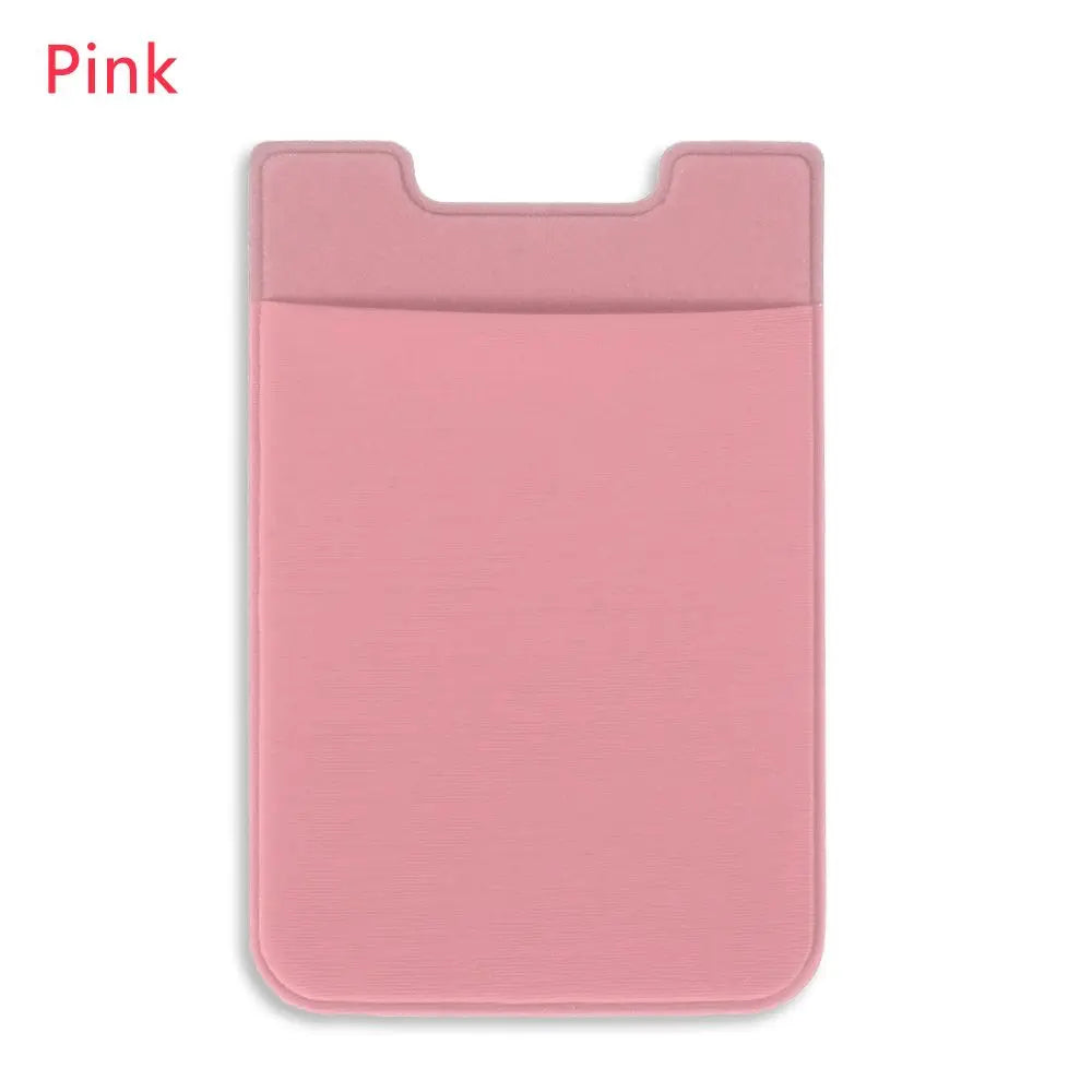 Stick-On Phone Card Holder – Silicone Phone Wallet Pocket