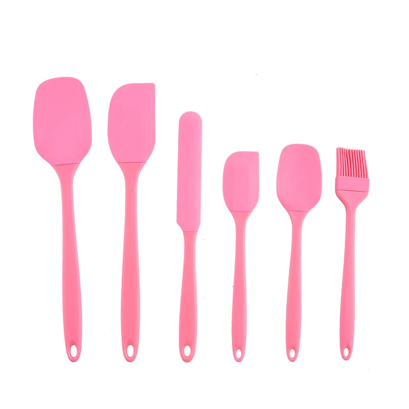 Silicone Kitchen Utensil Set – 6-Piece Spatula & Baking Tools
