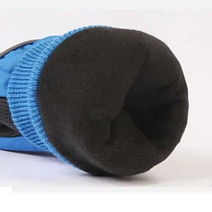 Gefütterte Skihandschuhe für Kinder – Plüschgefütterte Schneehandschuhe (Alter 4–13)