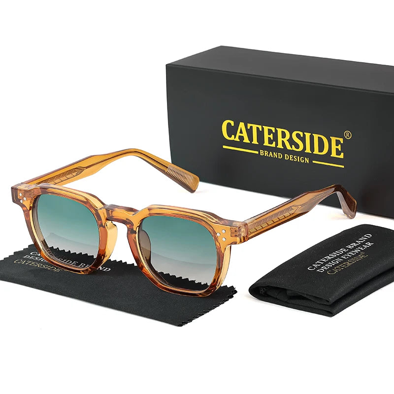 Caterside Fashion Sunglasses – Square Frame UV400 for Men & Women | Travel, Party & Festival