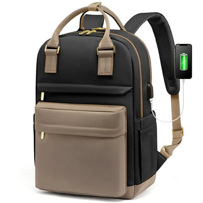 Zaino per laptop da 14"-15" con porta di ricarica USB - Zaino business anti-strappo