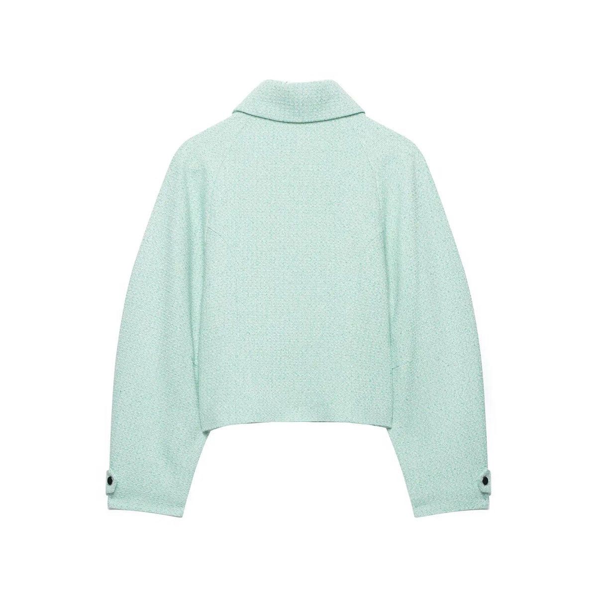 Women's Causal  Zipper Lapel Jackets Autumn Winter Fashion Long Sleeve Daily Coats High Street Ladies Outwear