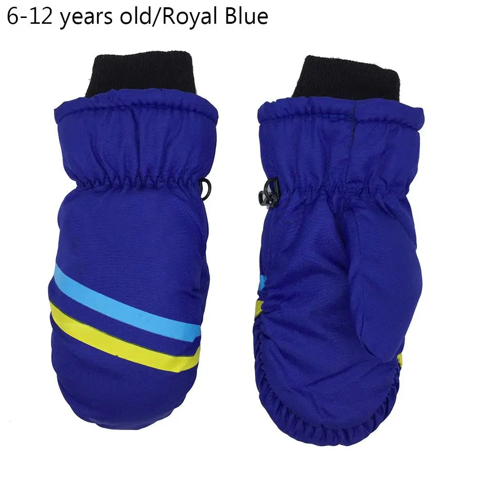 Kids' Insulated Snow Mittens – Long Cuff, Ages 1 to 12