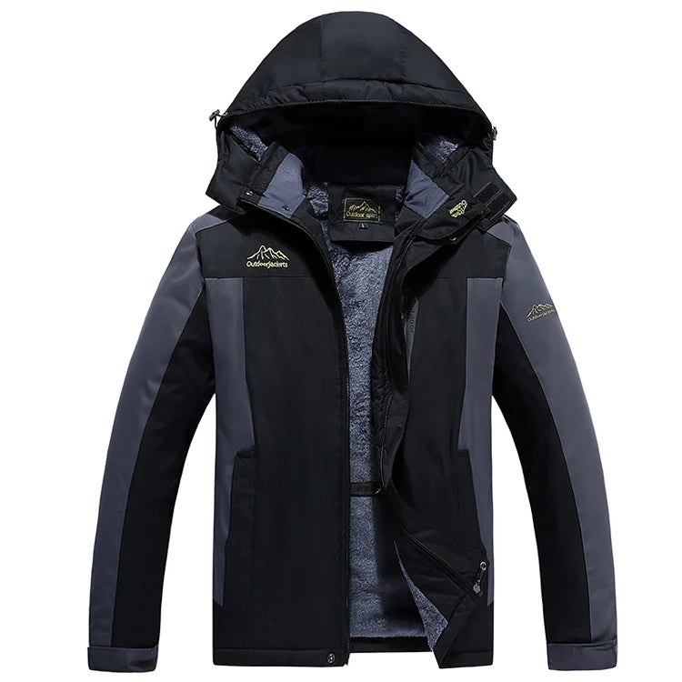 New Winter Men's Down Jacket, Red Sports Casual Coat, Blue Waterproof Jackets (This Jacket Has A Thinner Version Available)