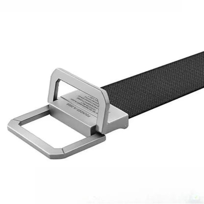 Gurt aus Canvas-Gurtband mit Metalllegierungsschnalle – Lässiger Outdoor-Gürtel für Herren & Damen