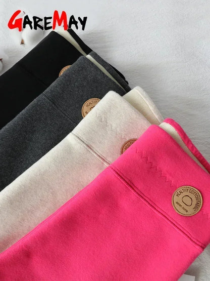 Leggings de invierno de cintura alta para mujer GareMay
