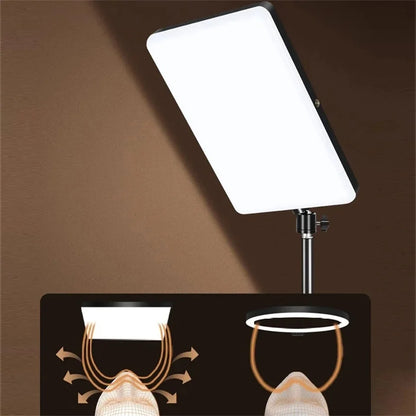 Pannello luminoso LED bicolore da 11 pollici – Luce di riempimento regolabile per fotografia