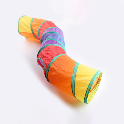 Collapsible Cat Tunnel – Crinkle Play Tube for Cats & Kittens