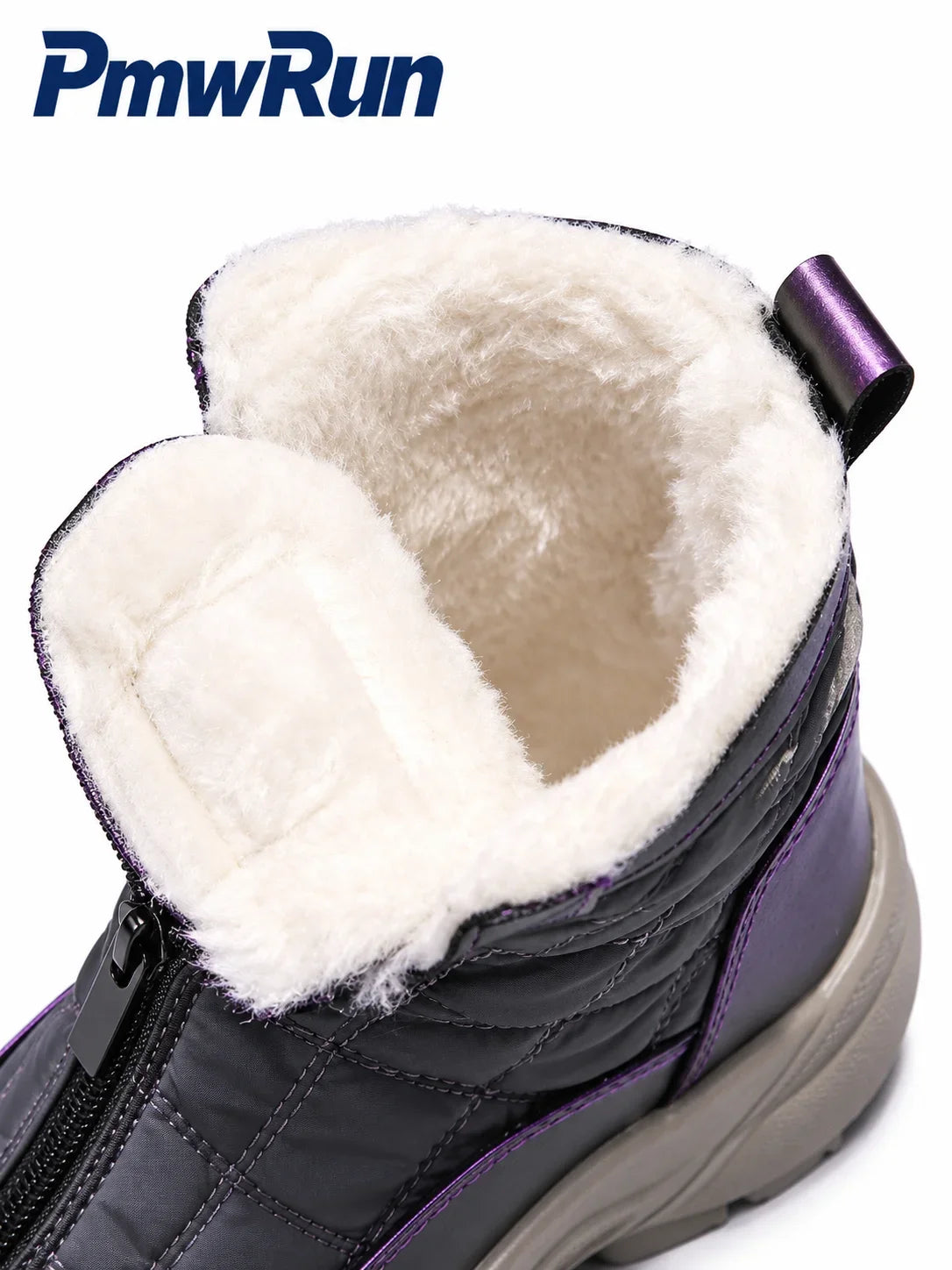 Kids' Plush-Lined Winter Snow Boots