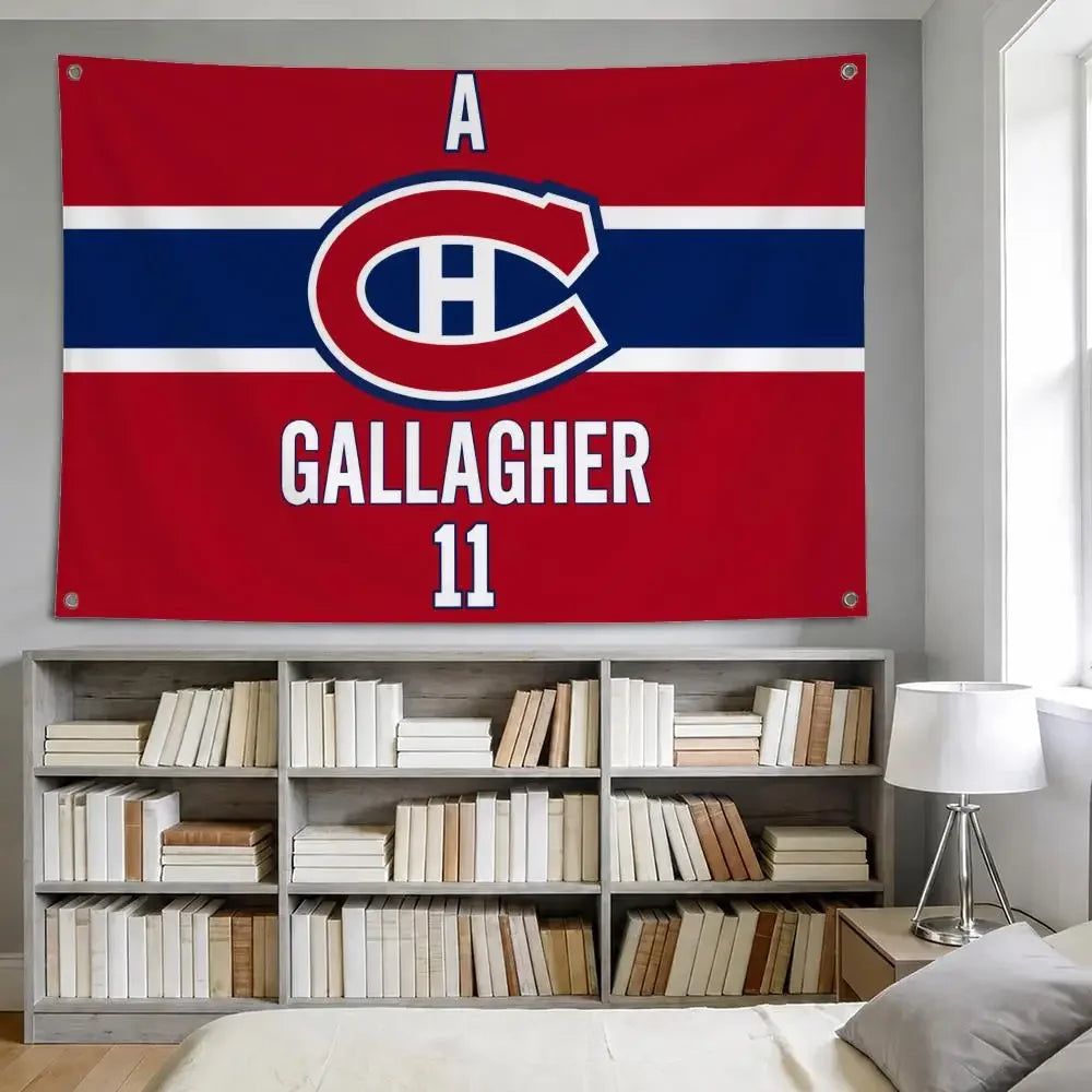 Montreal Canadiens Fan Flag | Sports Decor Wall Hanging Banner for Indoor & Outdoor