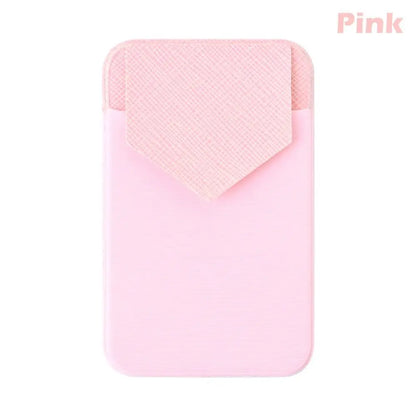 Stick-On Phone Card Holder – Silicone Phone Wallet Pocket
