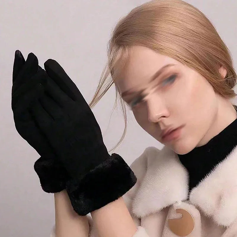 Women's Windproof Thermal Touchscreen Gloves