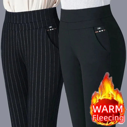 SUYISODA Women's High-Waist Stretch Pencil Pants