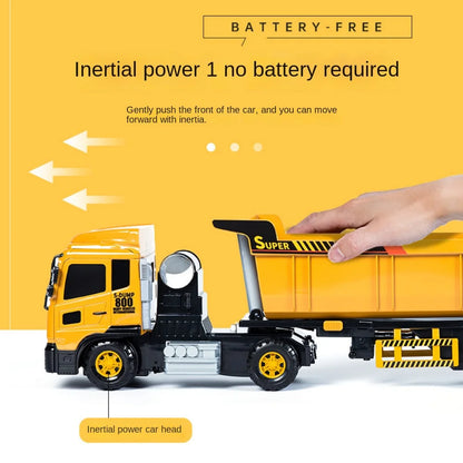Large Dump Truck Toy with Unloading Bed – Realistic Construction Model