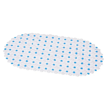 Rutschfeste PVC-Badematte mit Saugnäpfen, 37,5 x 67 cm
