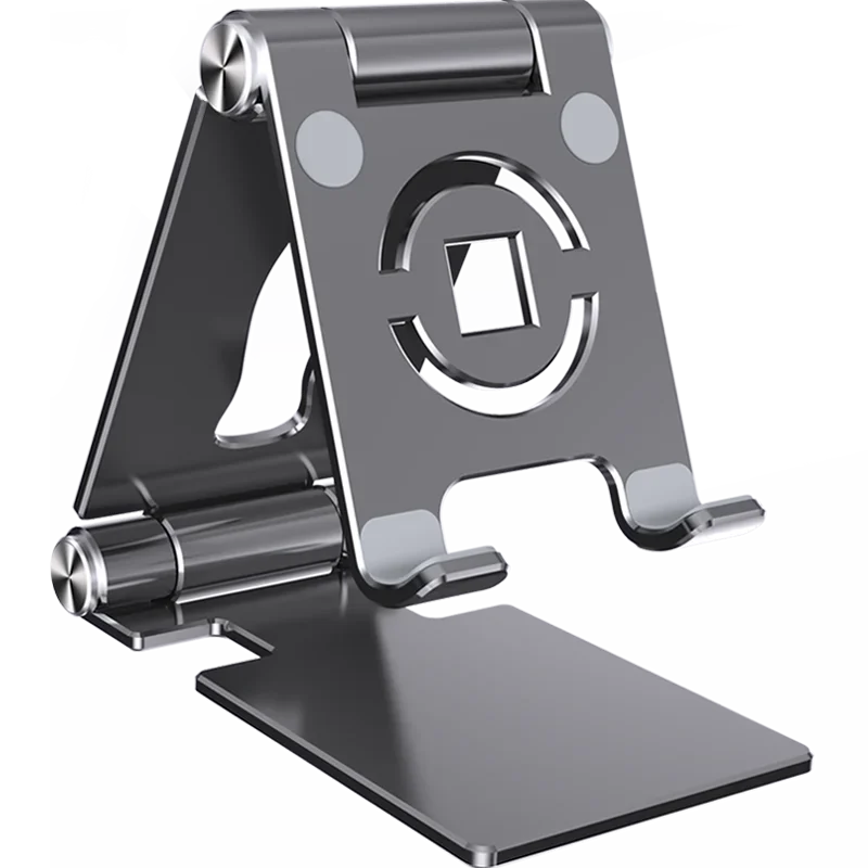360° Rotation Tablet Stand – Adjustable Foldable Aluminum Holder for iPad Pro, Air, Mini & Phones