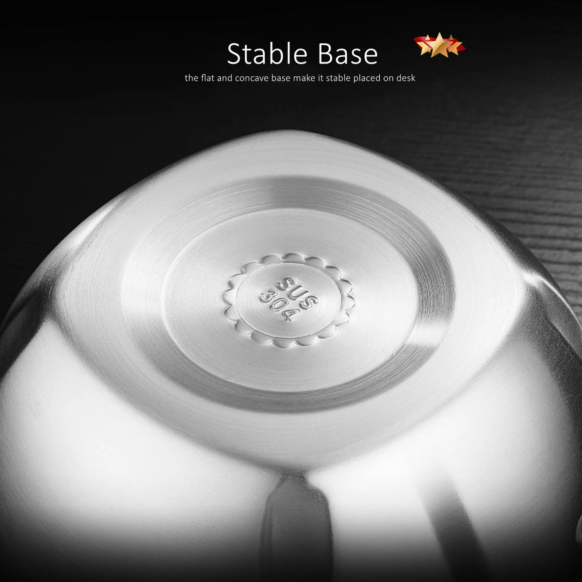 GEDO Insulated 304 Stainless-Steel Food Bowl