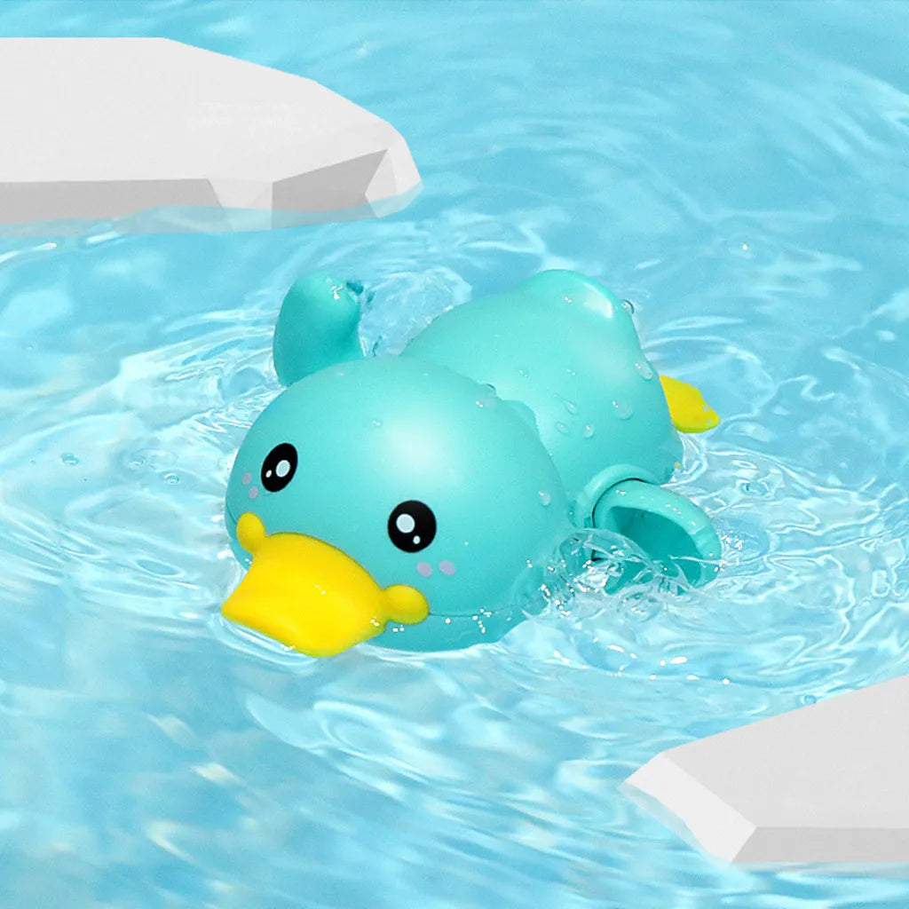 Wind-Up Bath Toys – Swimming Turtle, Duck & Whale for Kids