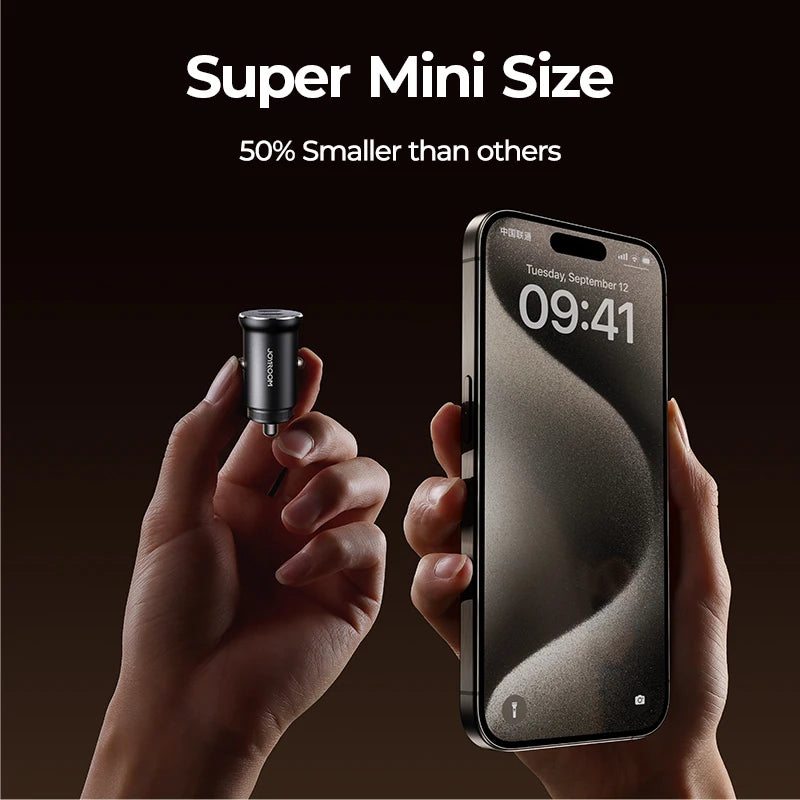 JOYROOM 30W Mini Dual-Port Car Charger