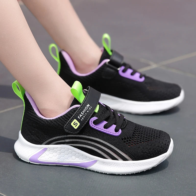 Girls' Mesh Running Shoes