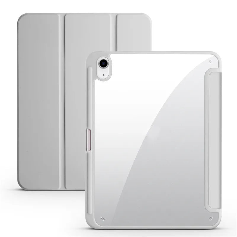 Smart cover case for a tablet on a white background