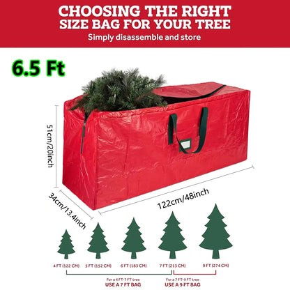 Christmas Tree Storage Bag – Fits Up to 9 ft Artificial Trees, with Handles