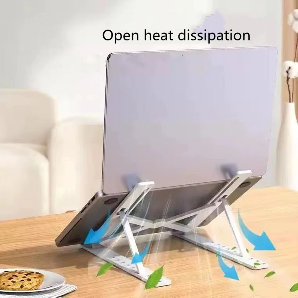 Foldable Laptop Stand Adjustable Portable Notebook Bracket Support Base Holder For Macbook Air Pro Accessories Convenient