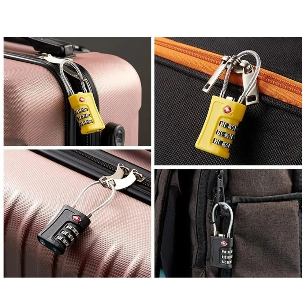Cadenas TSA pour bagages – Cadenas de voyage à combinaison 3 chiffres