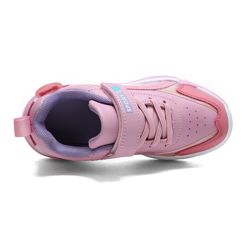 Girls' PU Sneakers