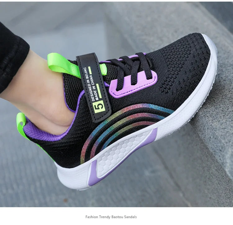 Girls' Mesh Running Sneakers