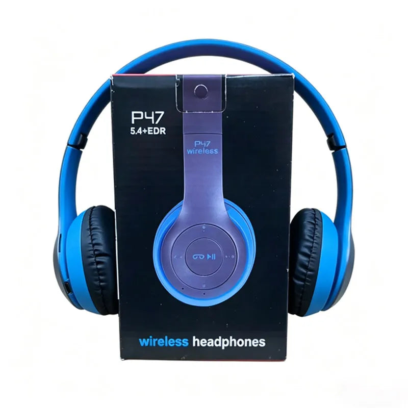 Foldable Bluetooth Headphones – Over-Ear Wireless with Mic
