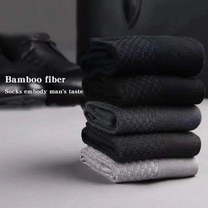 Men's Bamboo Low-Cut Socks – 5 Pairs, Soft & Breathable