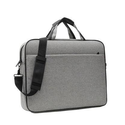 Bolso de hombro para portátil de negocios 15,6"-17" - Maletín de color liso con asa